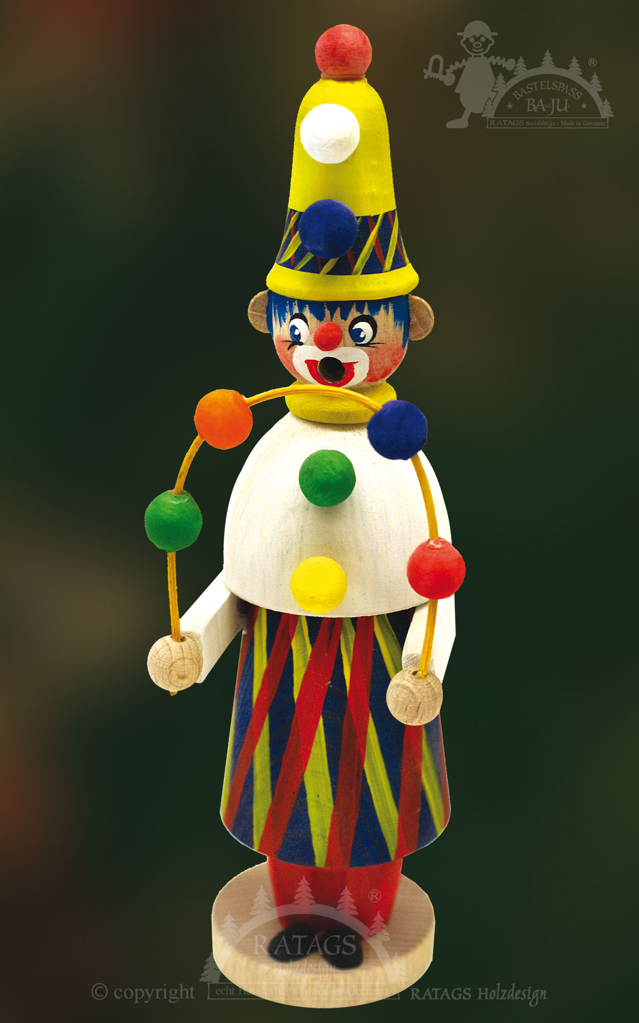 Räuchermännchen zum Basteln, Jongleur Räuchermännchen zum Basteln, Jongleur