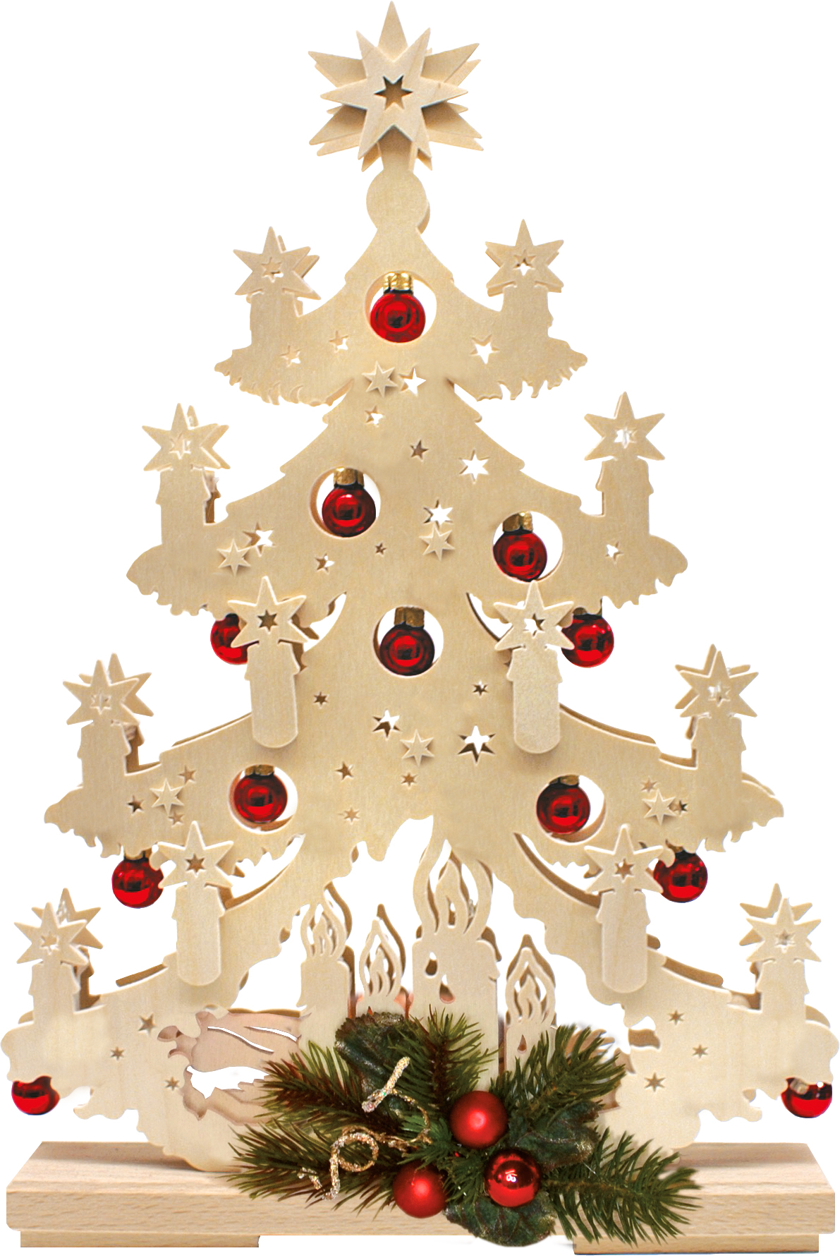 Tanne klein, grüne Kugeln