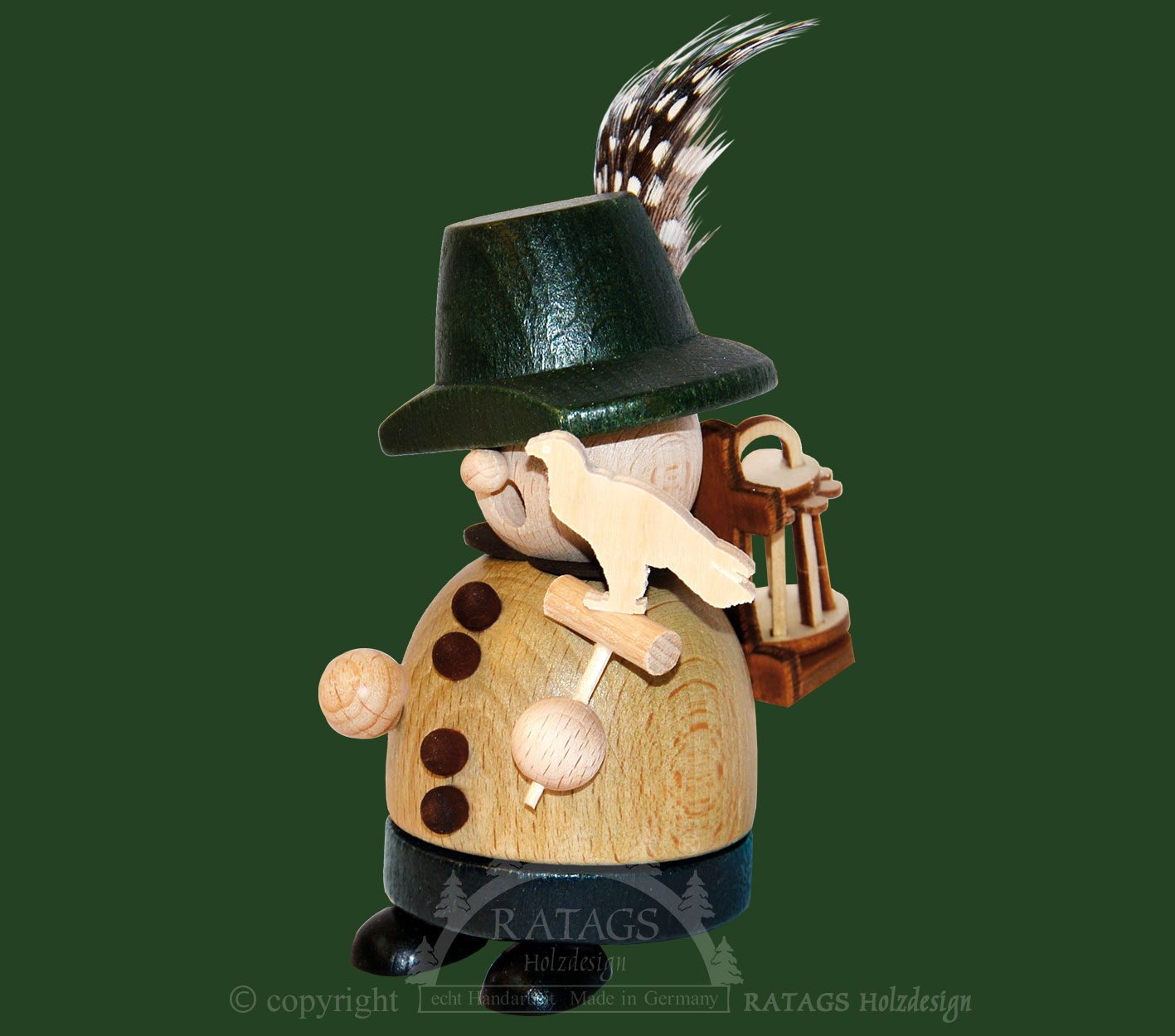Räuchermännchen,  Vogelhändler