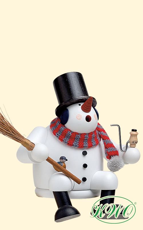 Räuchermann Schneemann KH