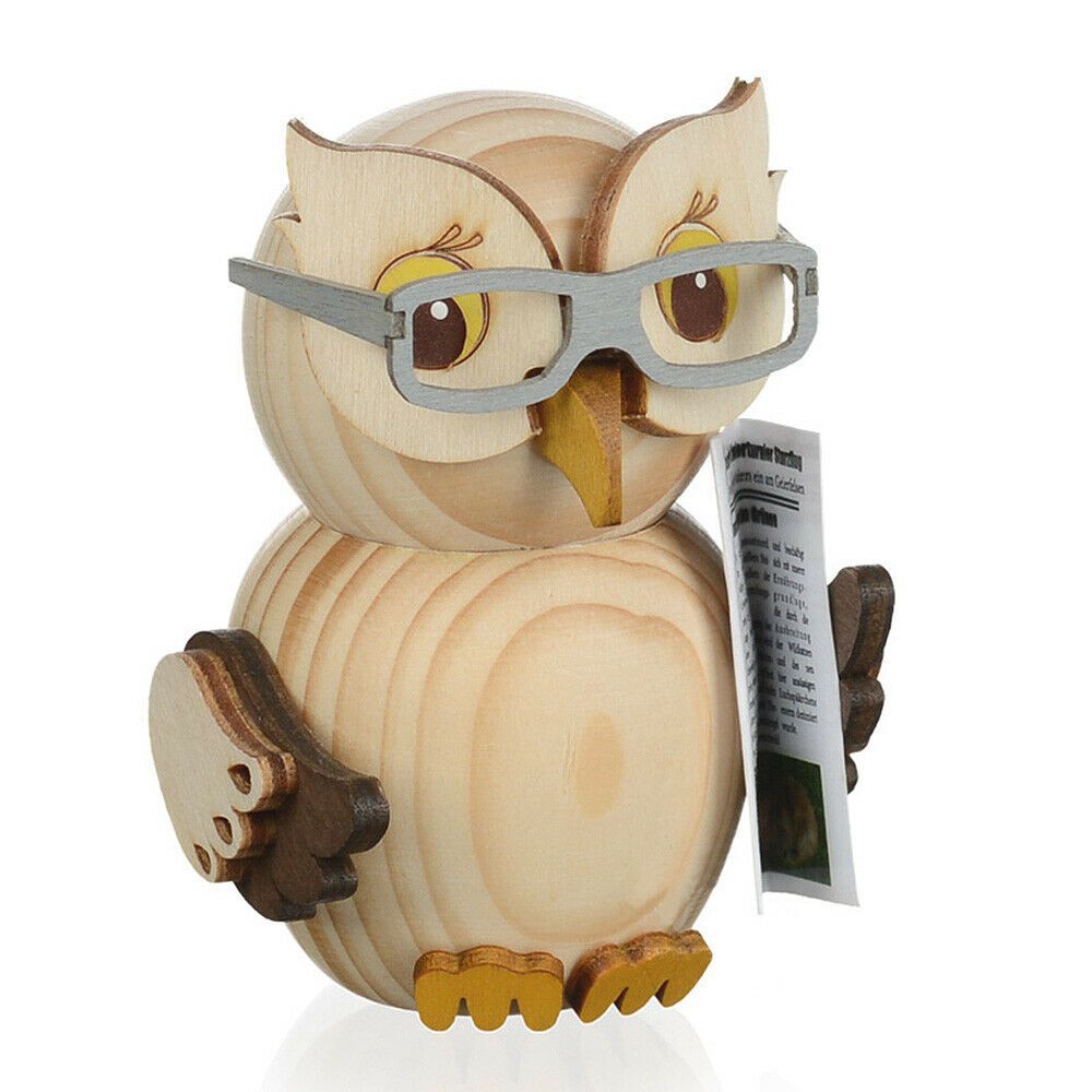 Mini Eule mit Brille ca. 7 cm