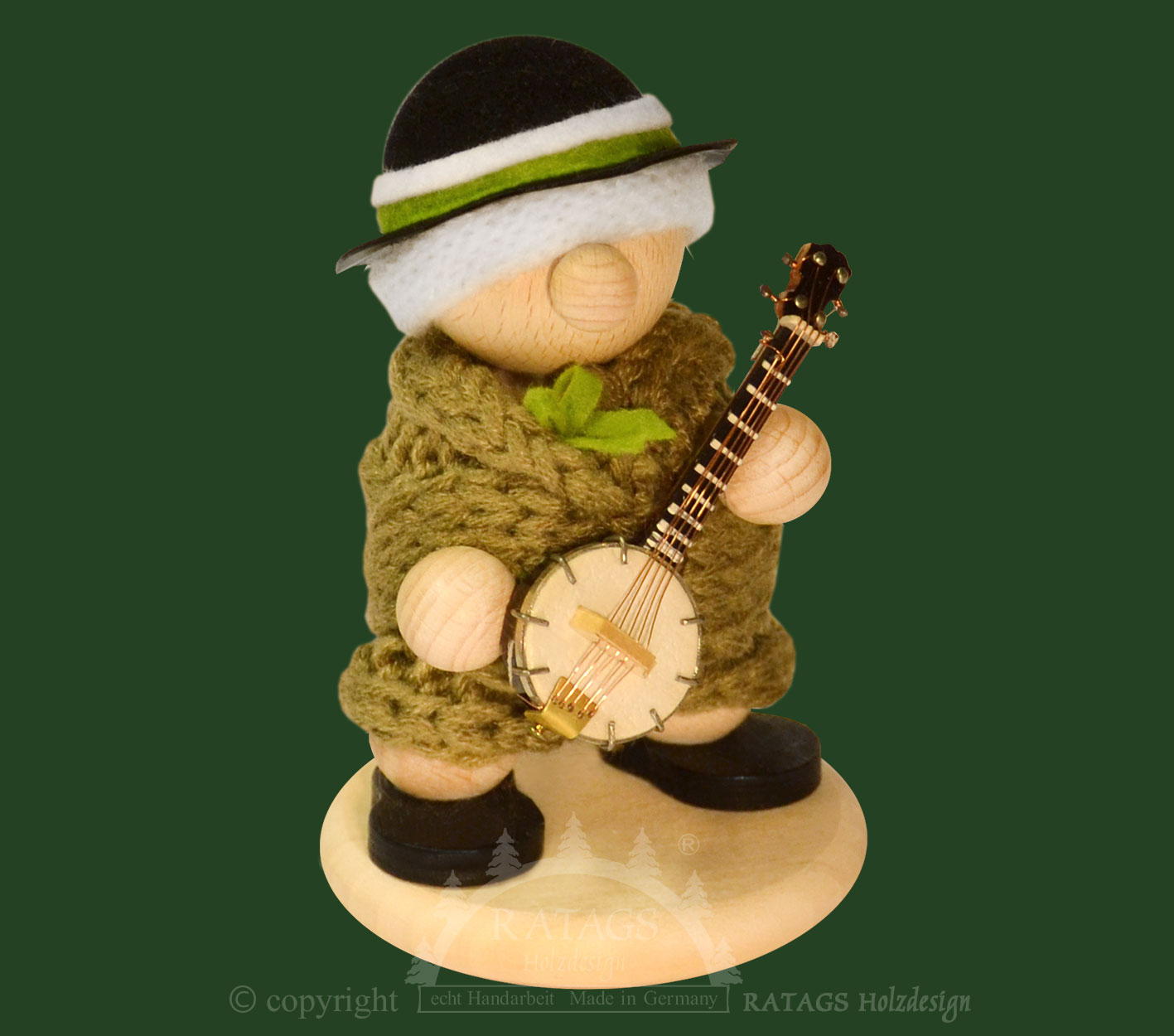 White Snow Band, Figur mit Banjo