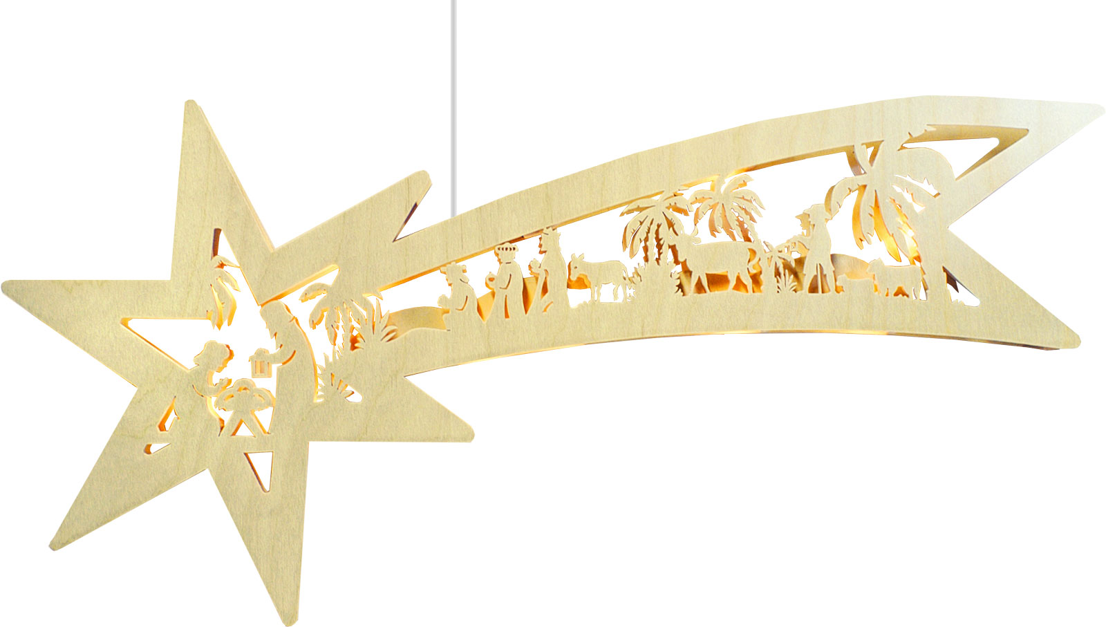 Fensterbild, beleuchtet, Sternschweif, Geburt Christi, LED-Stripe Fensterbild, beleuchtet, Sternschweif, Geburt Christi, LED-Stripe