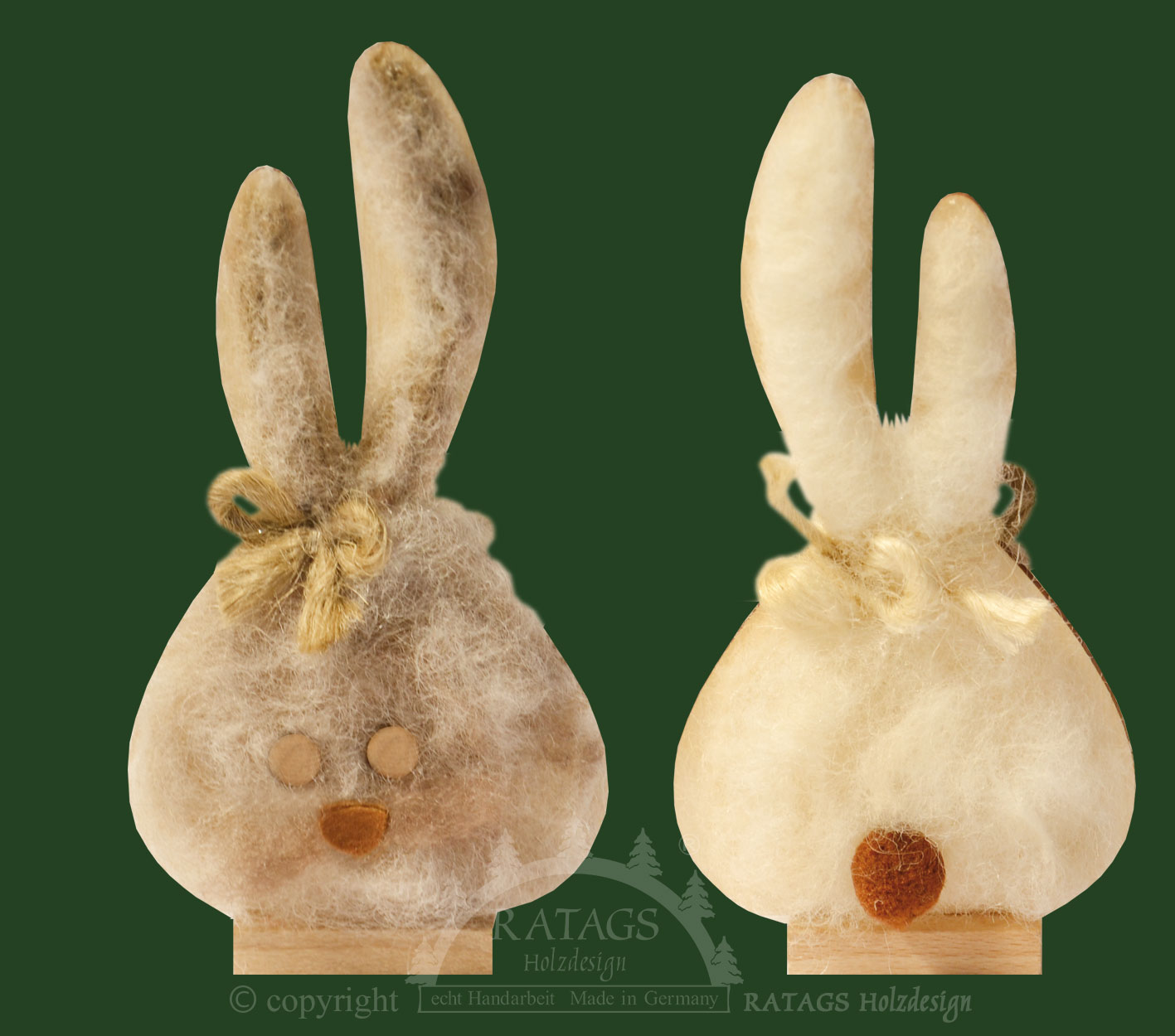 Häschen zum Basteln mit Wollfäden zum Fi Höhe ca. 14,5 cm Häschen zum Basteln mit Wollfäden zum Fi Höhe ca. 14,5 cm