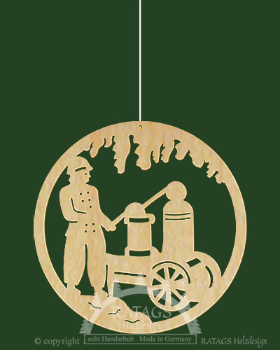 Fensterbild, Pumpenspritze Fensterbild, Pumpenspritze