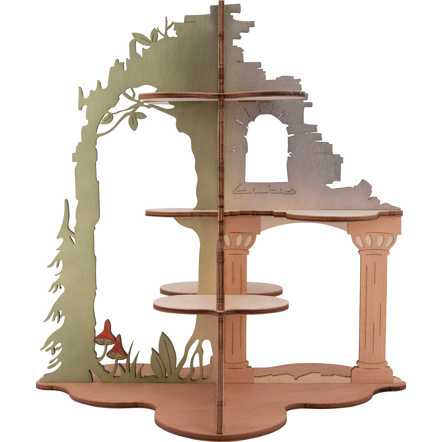 Burgruine für Mini Eule ca. 31 x 32 (BxH)