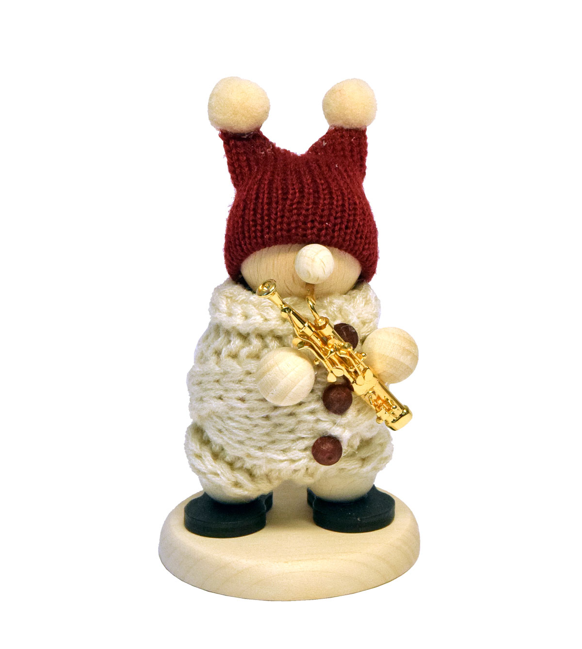White Snow Band, Figur mit Saxophon White Snow Band, Figur mit Saxophon