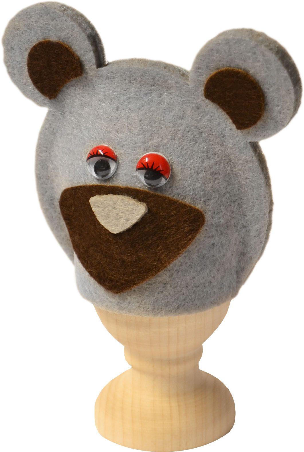 Eierwärmer Teddy zum Basteln, Material F mit Wackelaugen Eierwärmer Teddy zum Basteln, Material F mit Wackelaugen