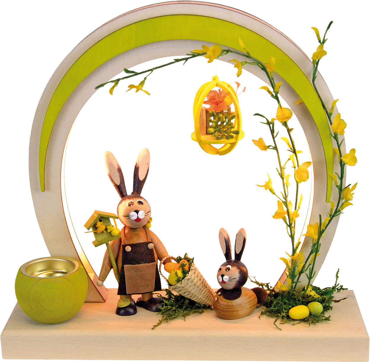Romantikleuchte Ostern, LED, rund, grün Romantikleuchte Ostern, LED, rund, grün