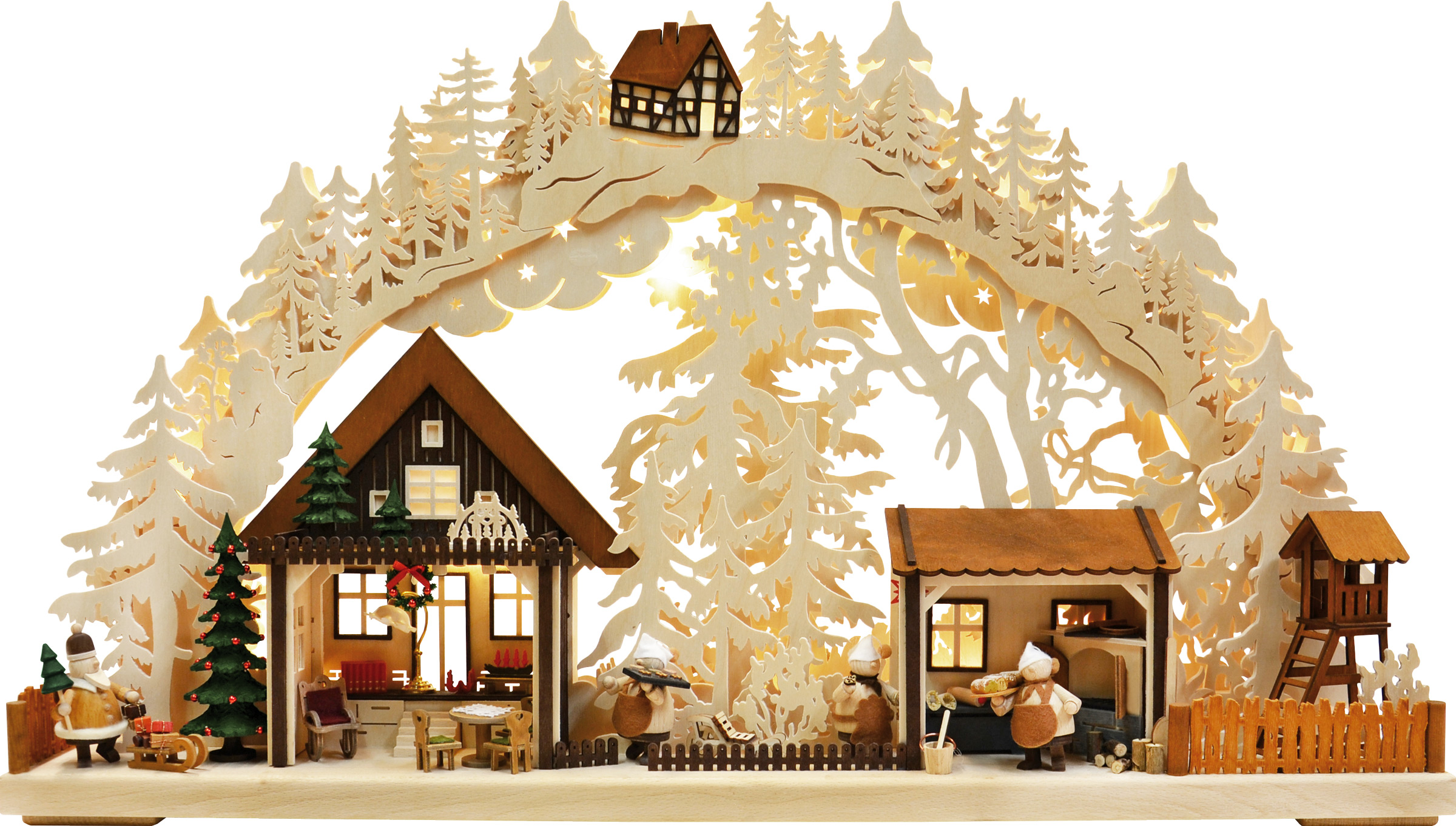 3D-Schwibbogen groß, Walki- Weihnachtsbäckerei 3D-Schwibbogen groß, Walki- Weihnachtsbäckerei