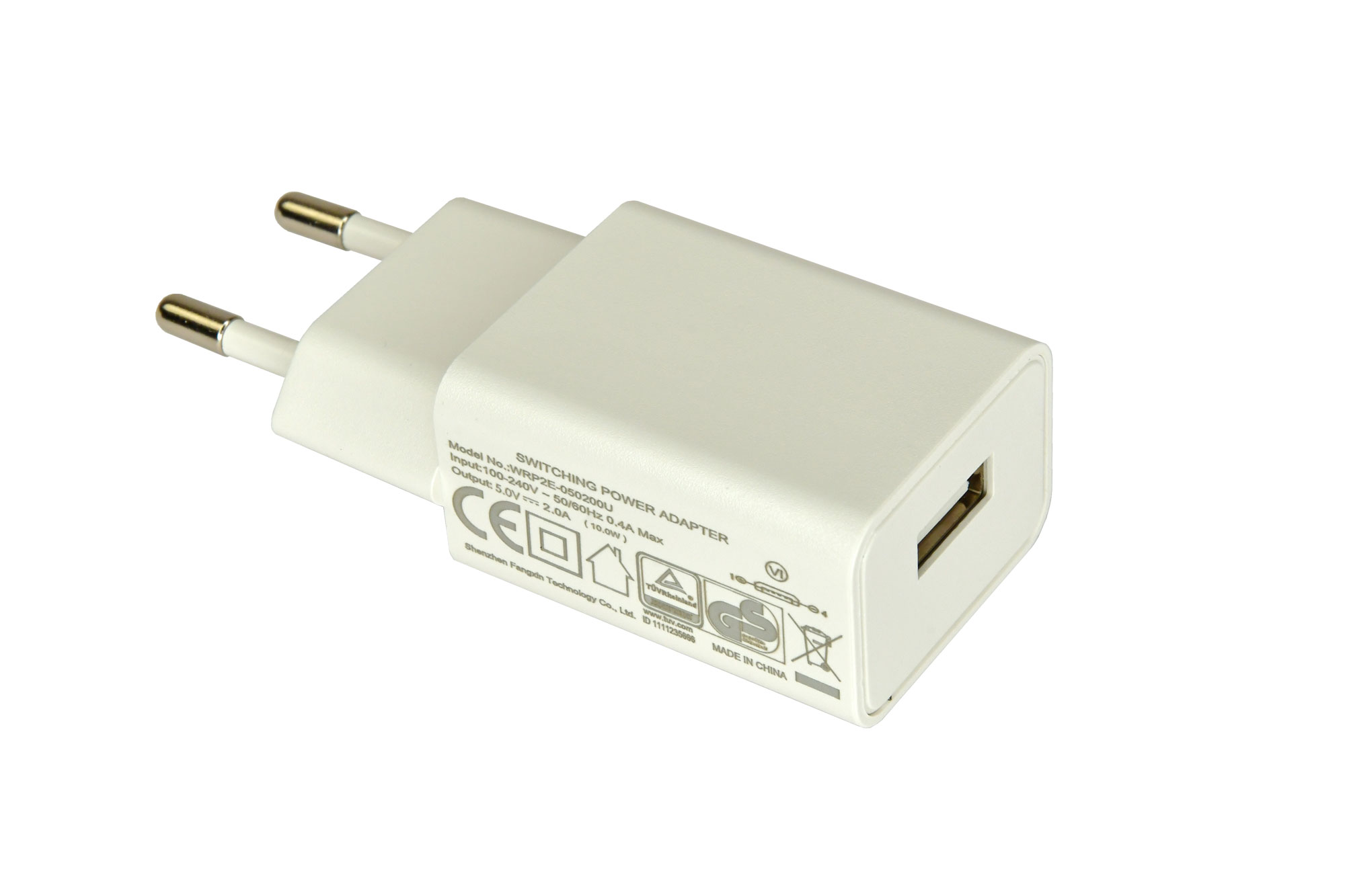 USB Steckernetzteil, EU 2A USB Steckernetzteil, EU 2A