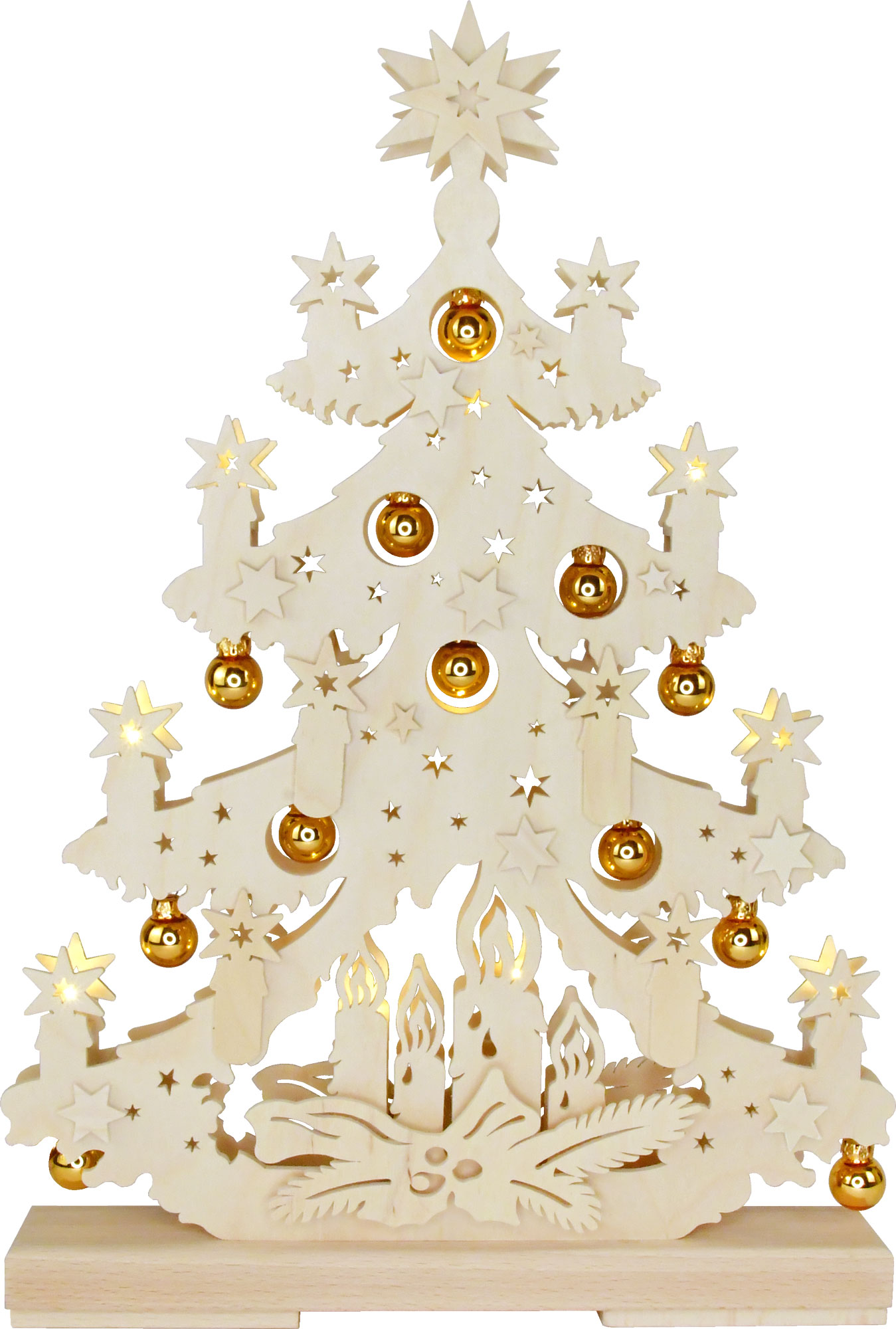 Tanne klein, goldene Kugeln Tanne klein, goldene Kugeln