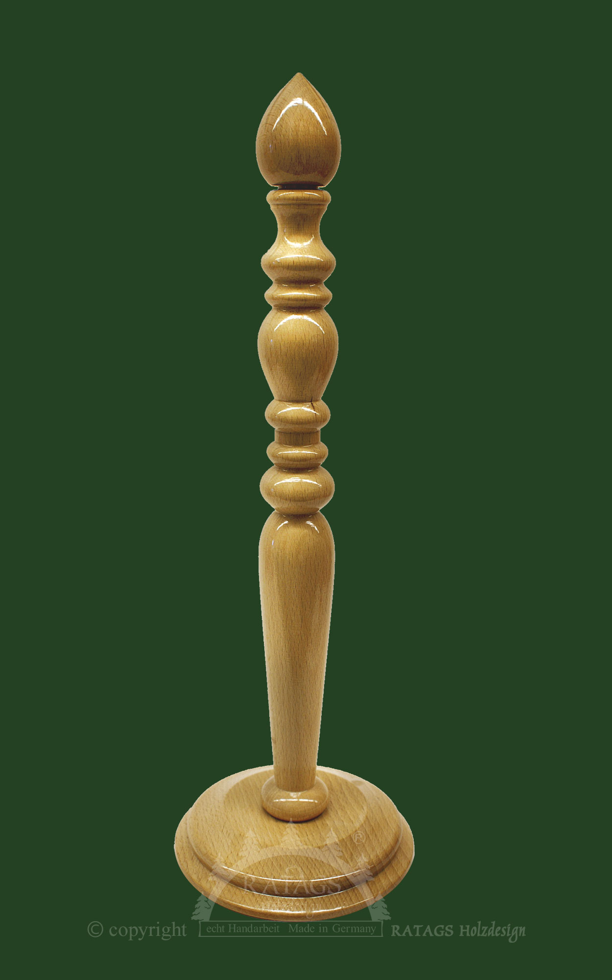 Kranz- und Rollenhalter, natur