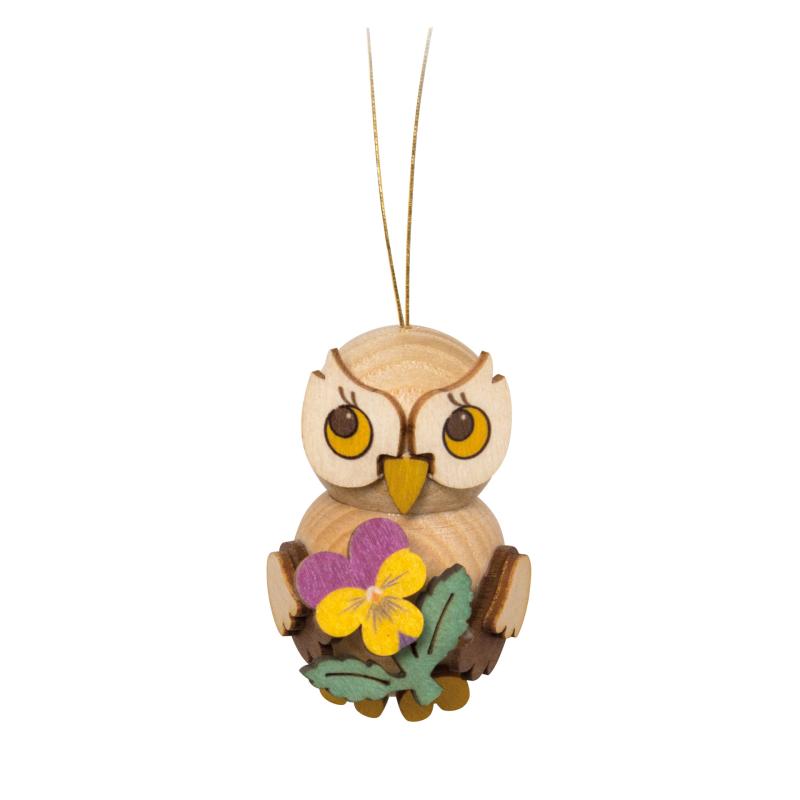 BBH Eulenkind mit Blume 4 cm