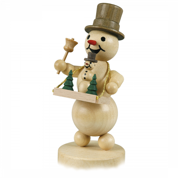 Schneemann "Bauchladen" Sockel 12 cm