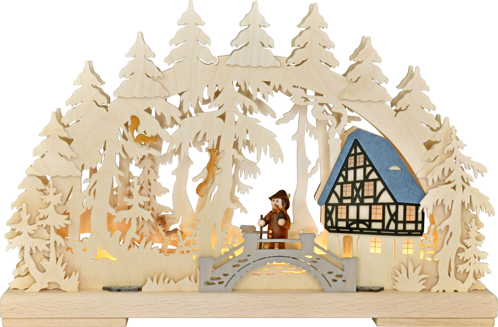 3D-Schwibbogen kl., Waldbrücke