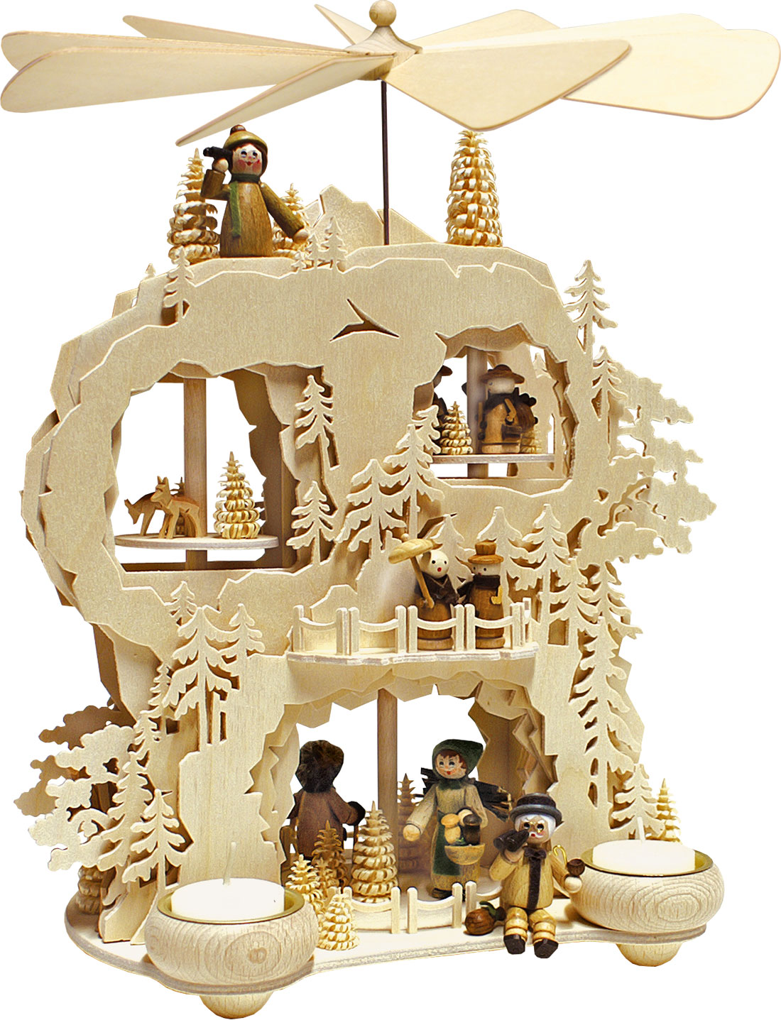 Zahnradpyramide, Waldleute Teelichte