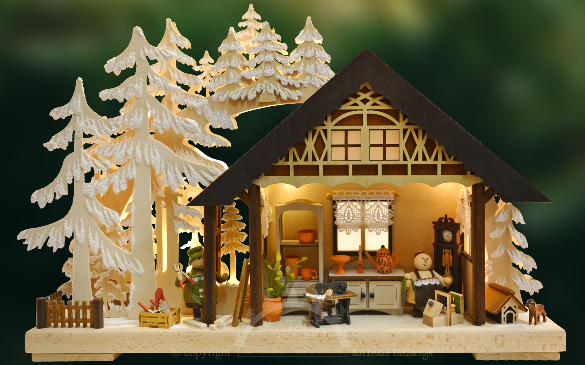 3D-Schwibbogen kl., Heimwerker, Raureif, Neu 2017 3D-Schwibbogen kl., Heimwerker, Raureif, Neu 2017