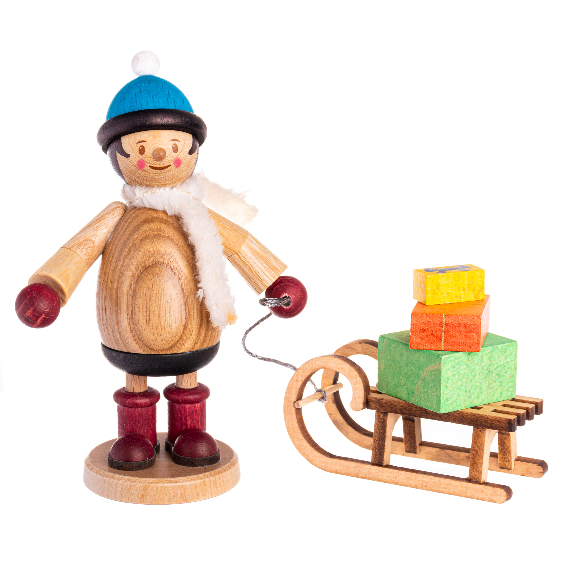 mit Geschenkeschlitten