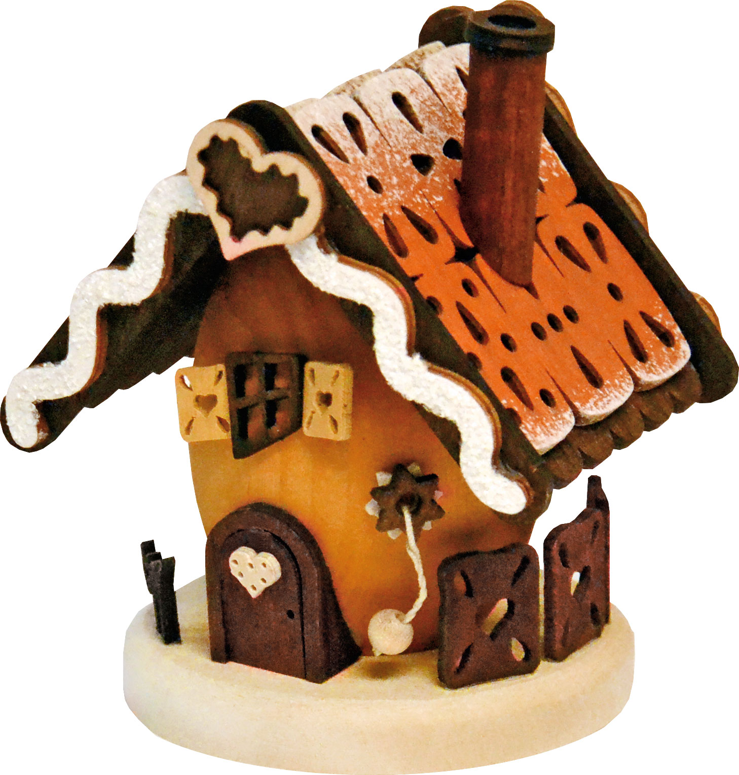 Mini-Räucherhaus, Pfefferkuchenhaus Mini-Räucherhaus, Pfefferkuchenhaus