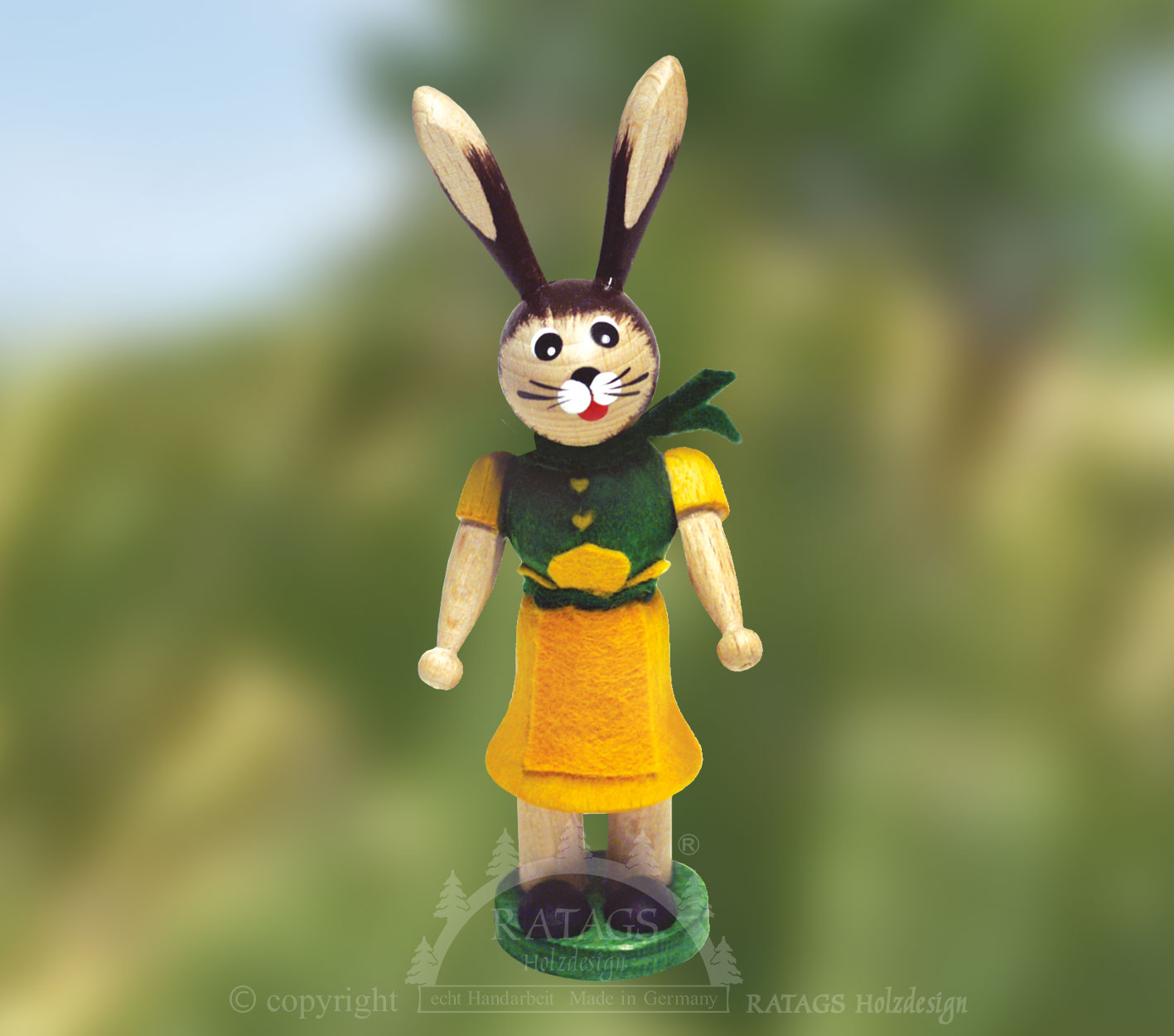 Hasenmädchen, gelb Hasenmädchen, gelb