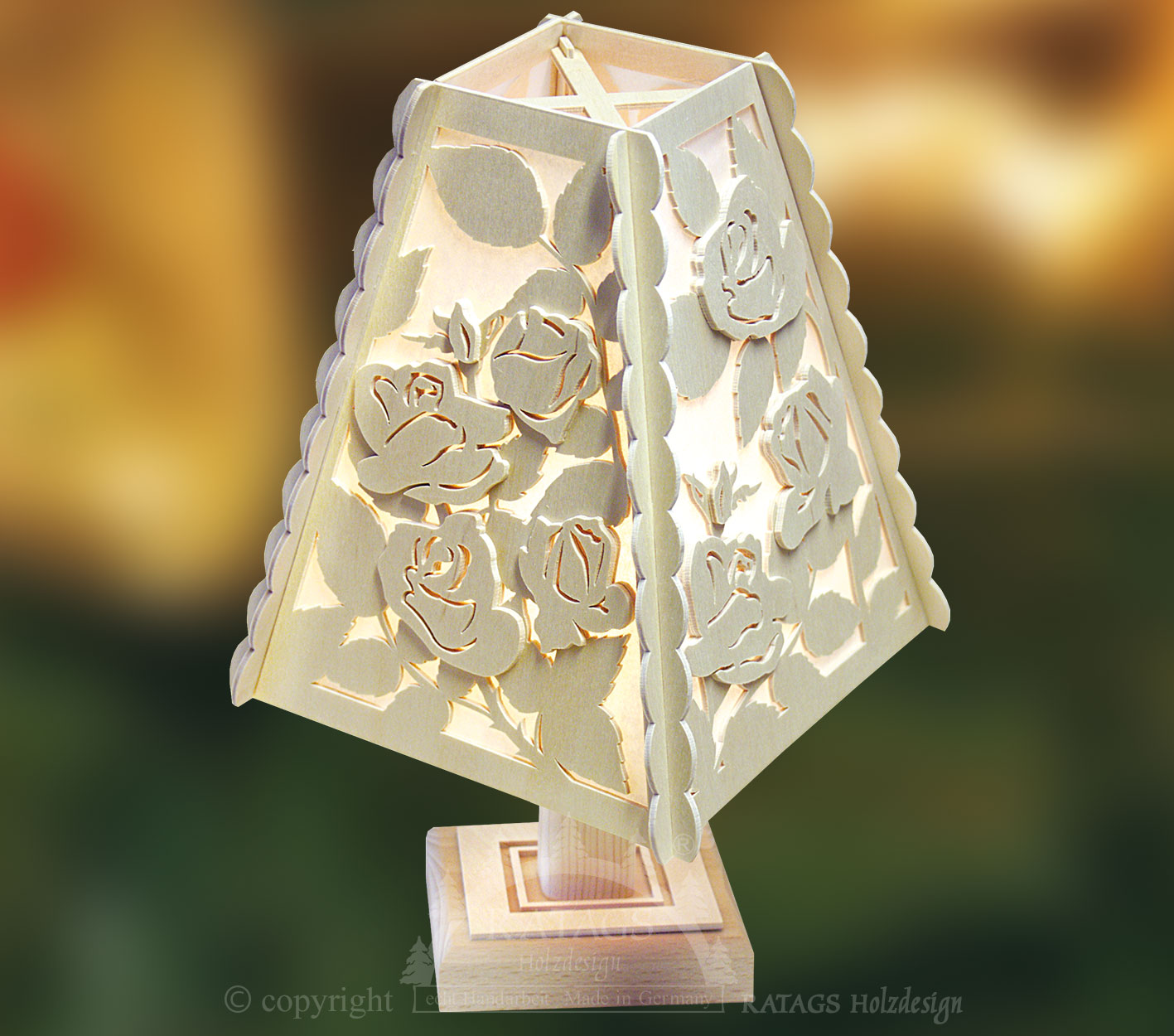 Romantikleuchte, Rosen, natur