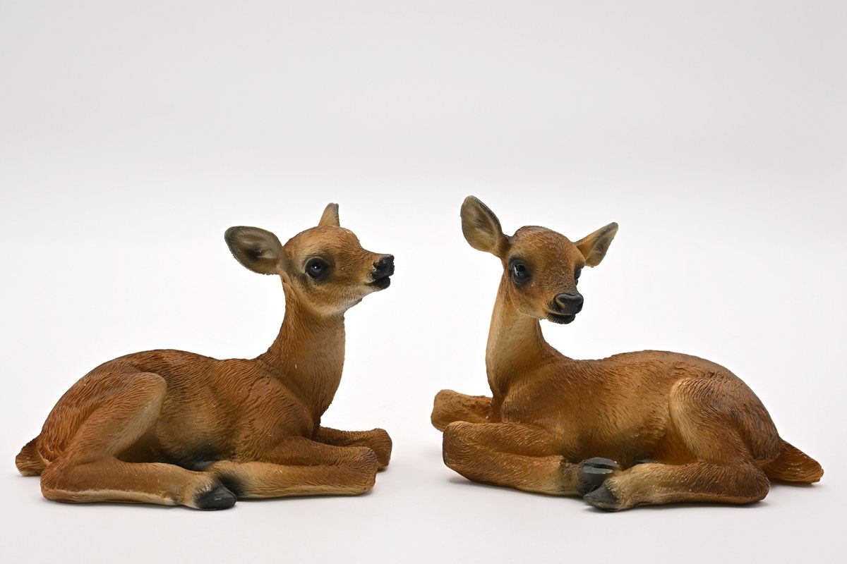 2 Stück Rehkitze, H 7cm