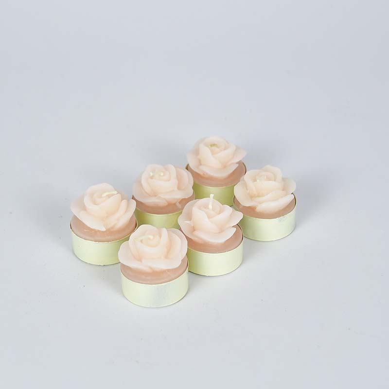 Kerze Rose , 3,5 cm, rose Preis per 1 Stück