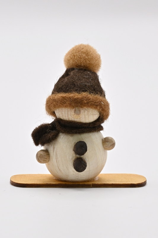 Schneemann auf Snowboard 4 cm