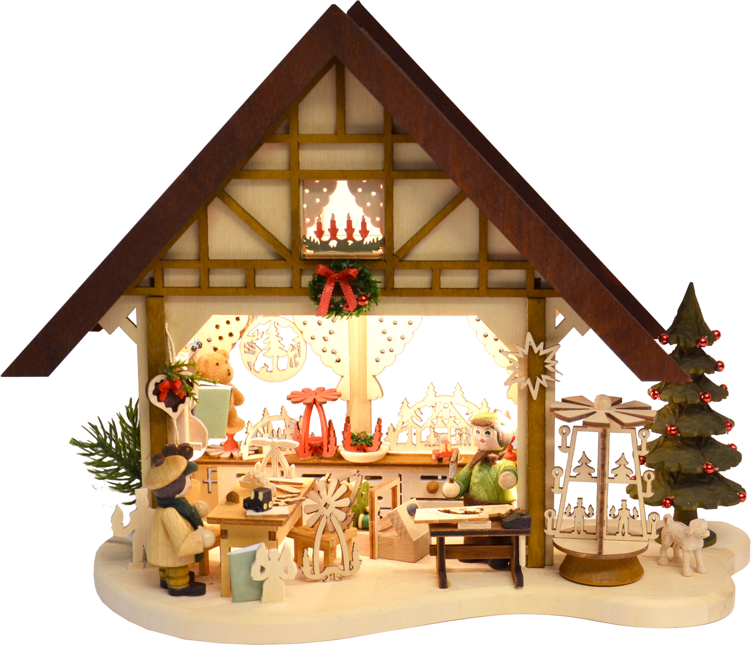 Fachwerkhaus LED, Pyramidenhaus Fachwerkhaus LED, Pyramidenhaus