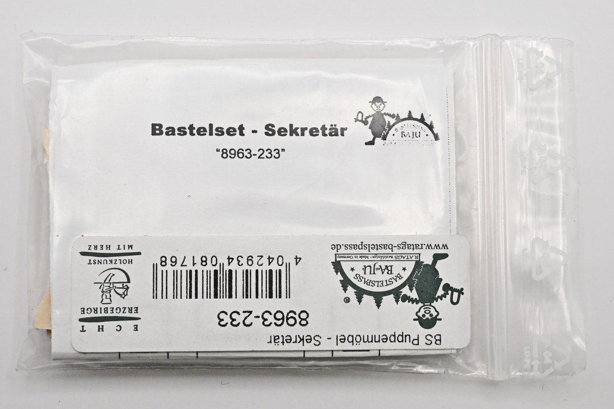 Puppenmöbel zum Basteln, Sekretär Puppenmöbel zum Basteln, Sekretär