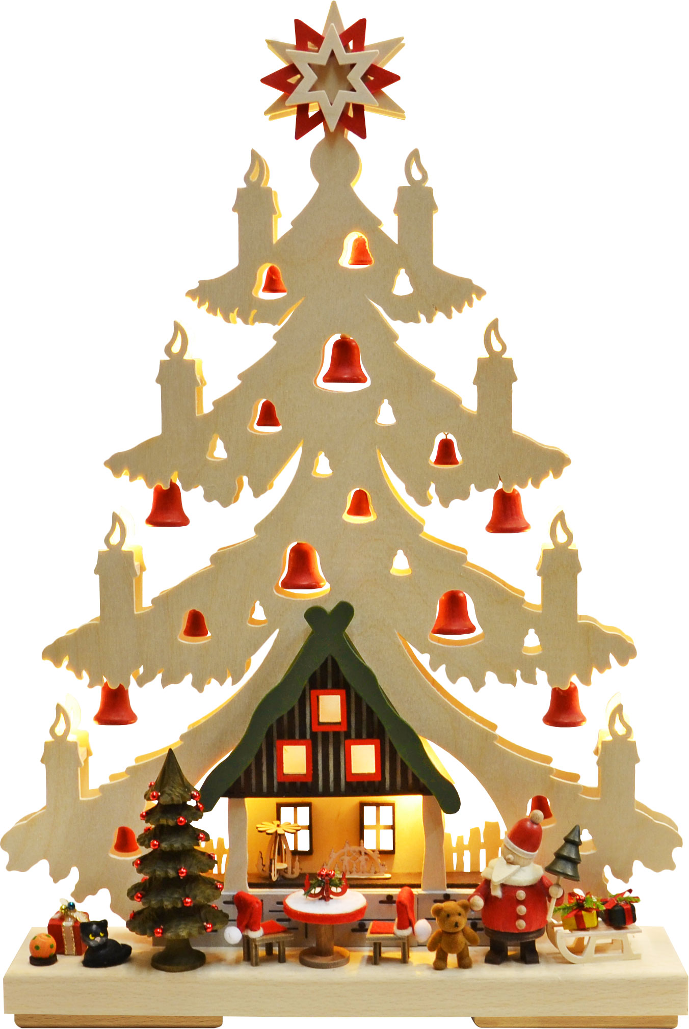 Tanne klein, Weihnachtsabend im Erzgebirge