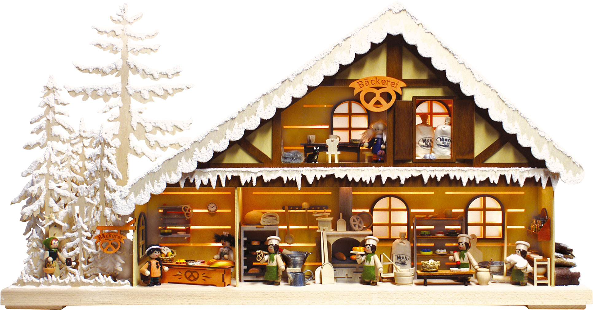 Lichterhaus gr., Backstube, Raureif