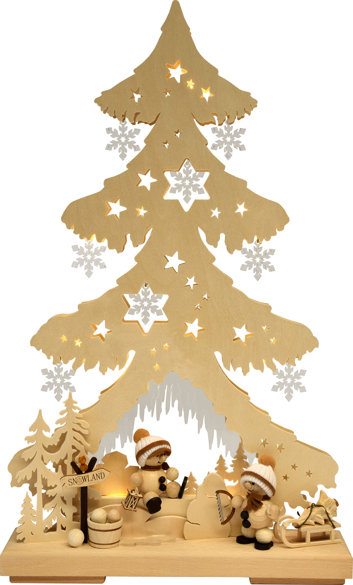 Tanne mittelgroß, Snowland, Acrylglas Tanne mittelgroß, Snowland, Acrylglas