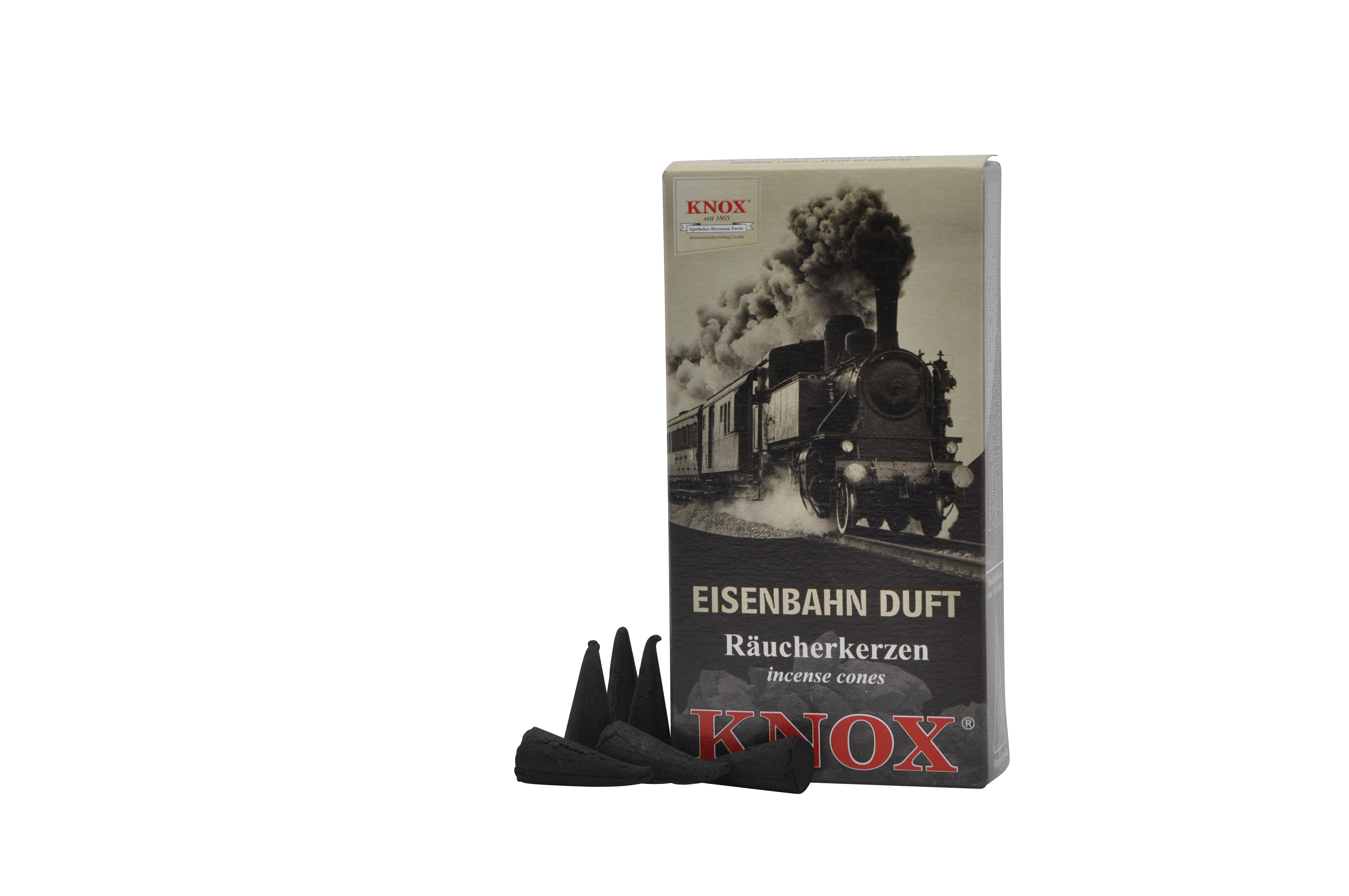 KNOX-Räucherkerzen Eisenbahn Duft