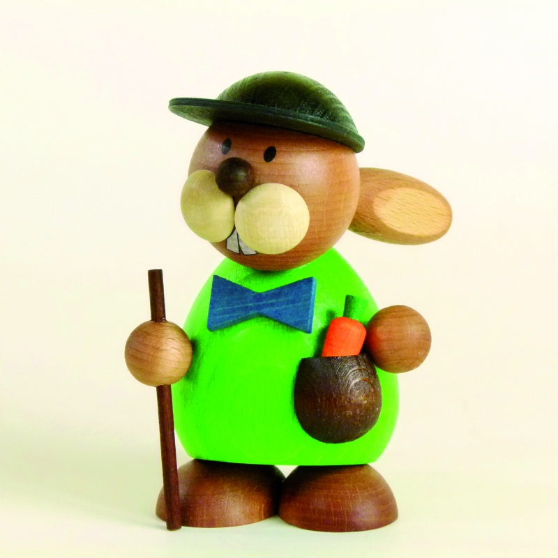 Osterhase stehend Wanderer Größe 5,5 cm x 9,5 cm (B x H)