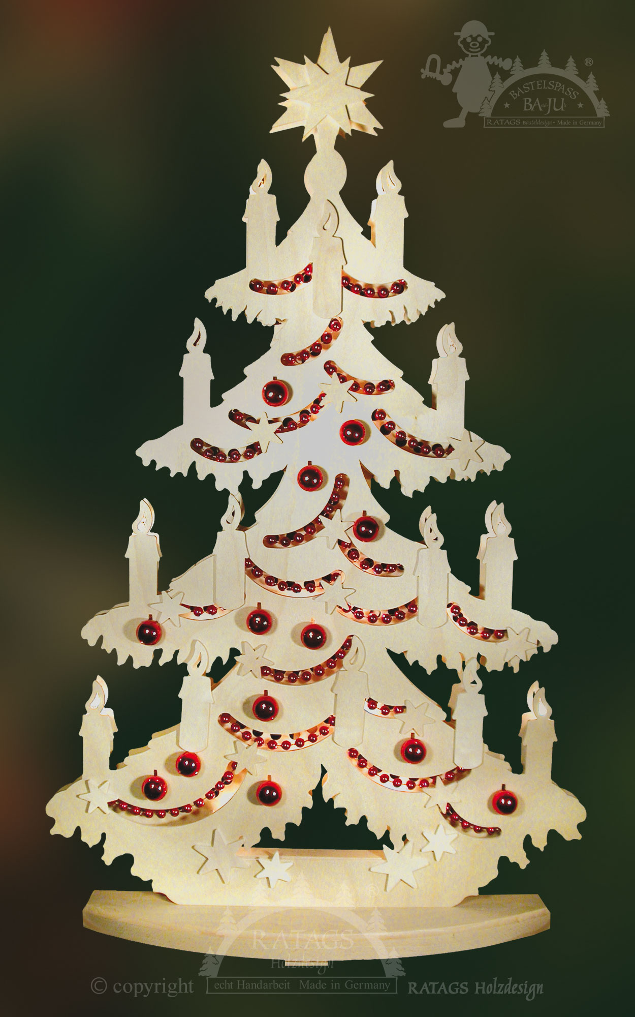 Tanne zum Basteln, groß, Weihnachtskette Tanne zum Basteln, groß, Weihnachtskette