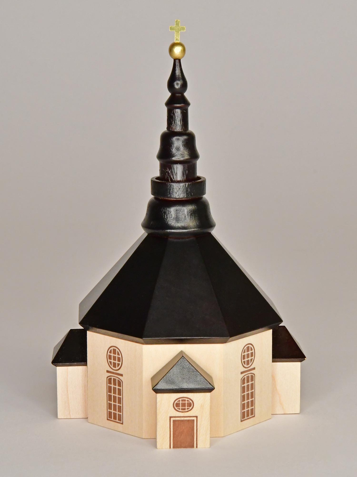 Kirche dunkel, 15 cm