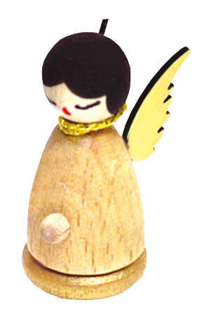 Figur, Mini-Engel mit Notenblatt, natur Figur, Mini-Engel mit Notenblatt, natur