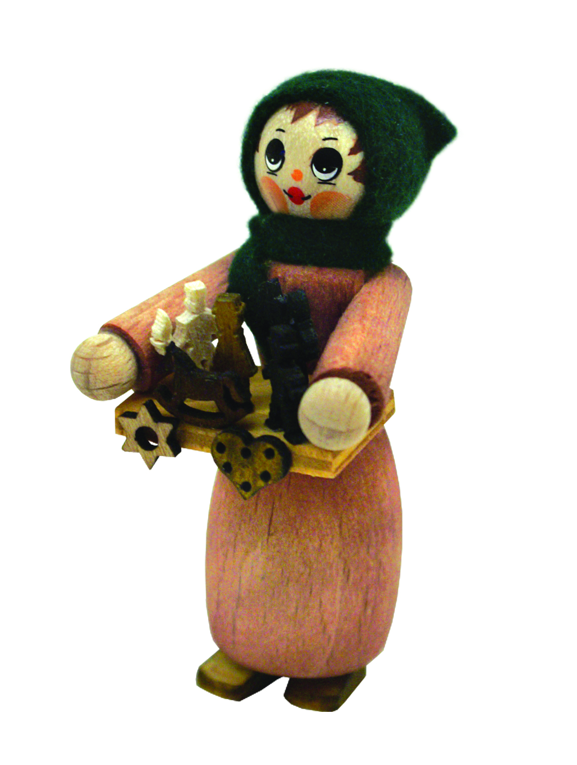 Figur, Striezelmädchen, rosé Figur, Striezelmädchen, rosé