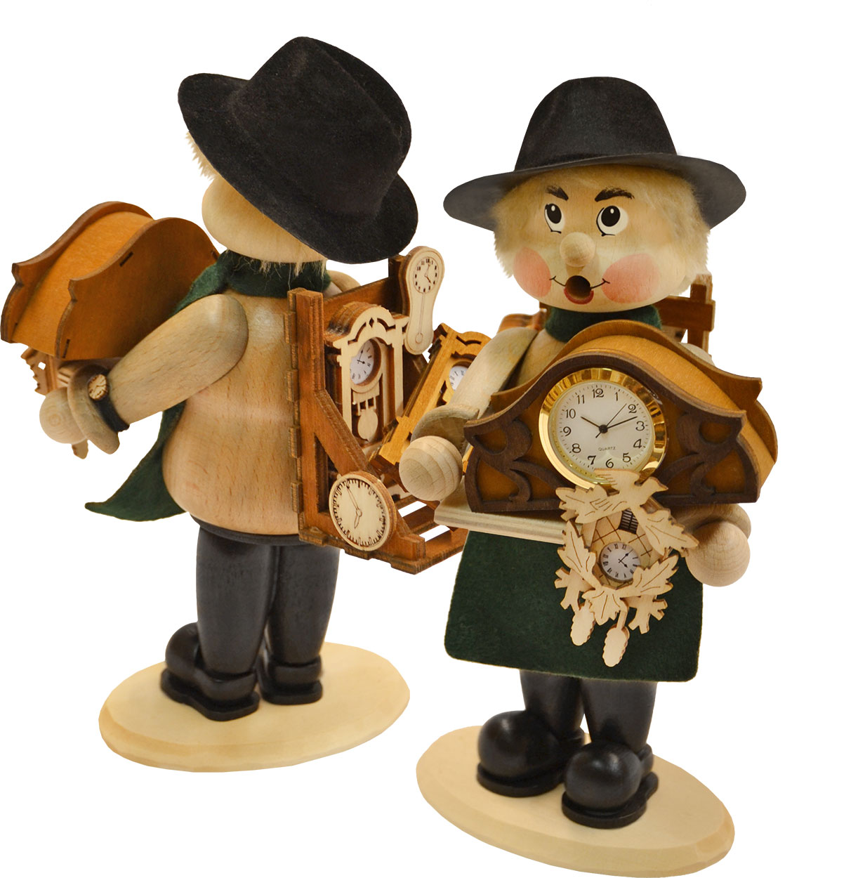 Räuchermännchen, Uhrenhändler Räuchermännchen, Uhrenhändler