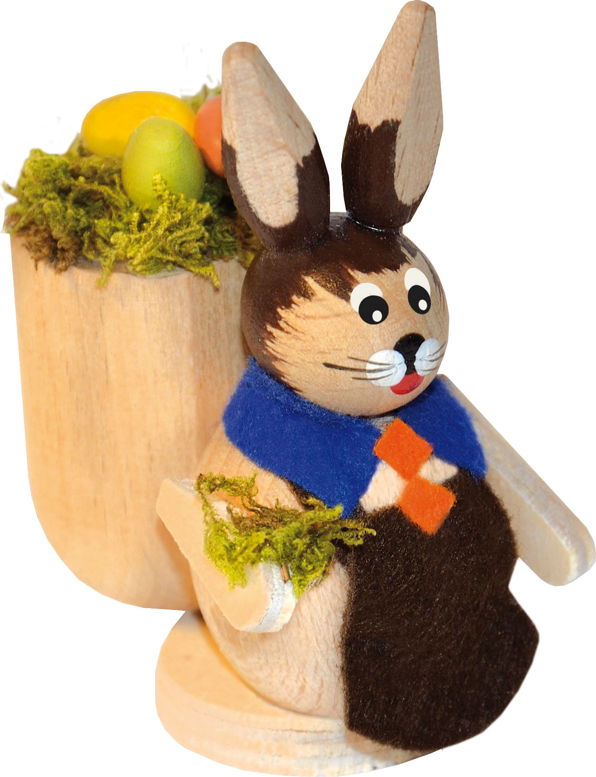Mini-Häschen mit Kiepe zum Basteln Mini-Häschen mit Kiepe zum Basteln