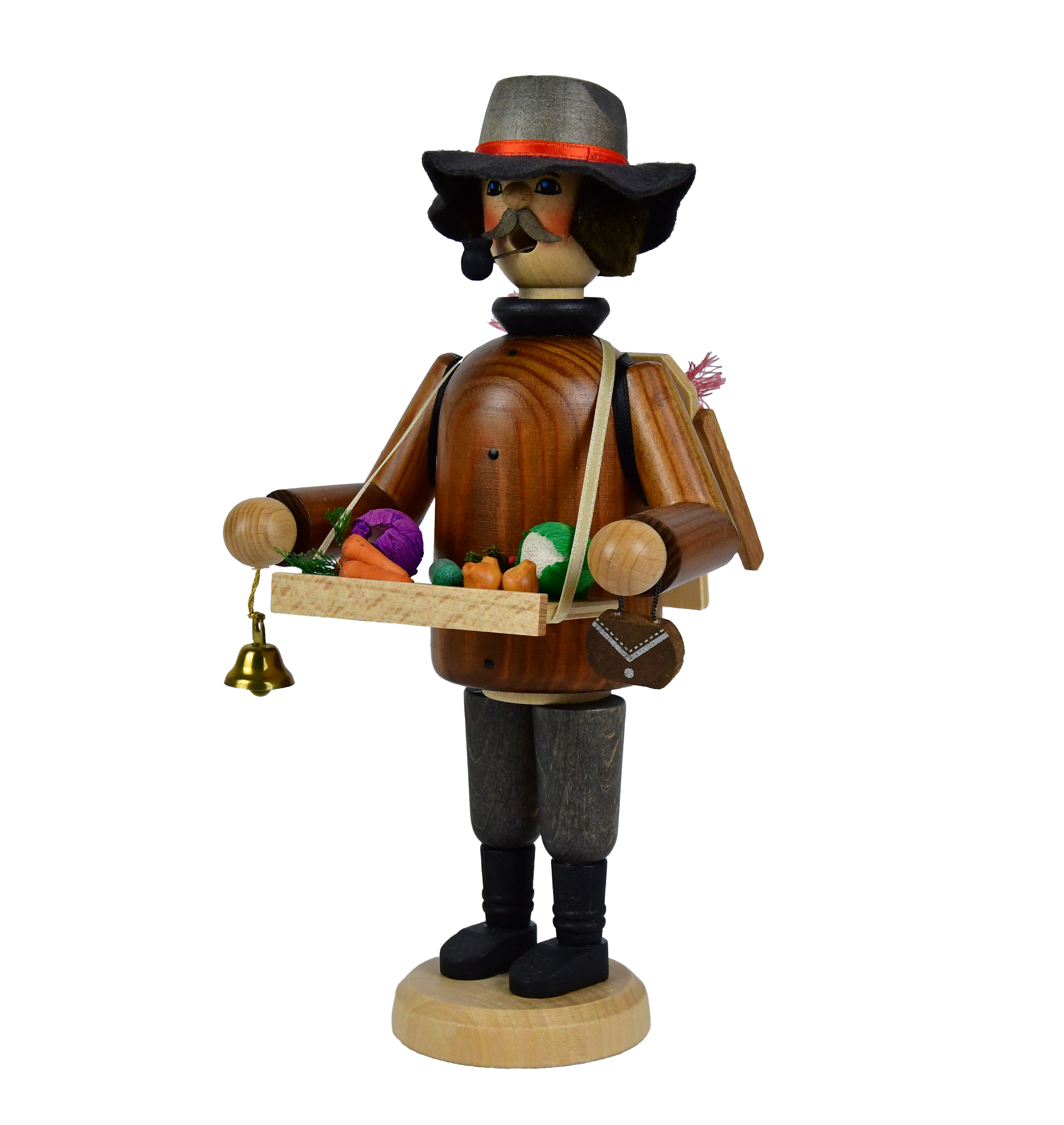 Räuchermann, Gemüsehändler, farbig