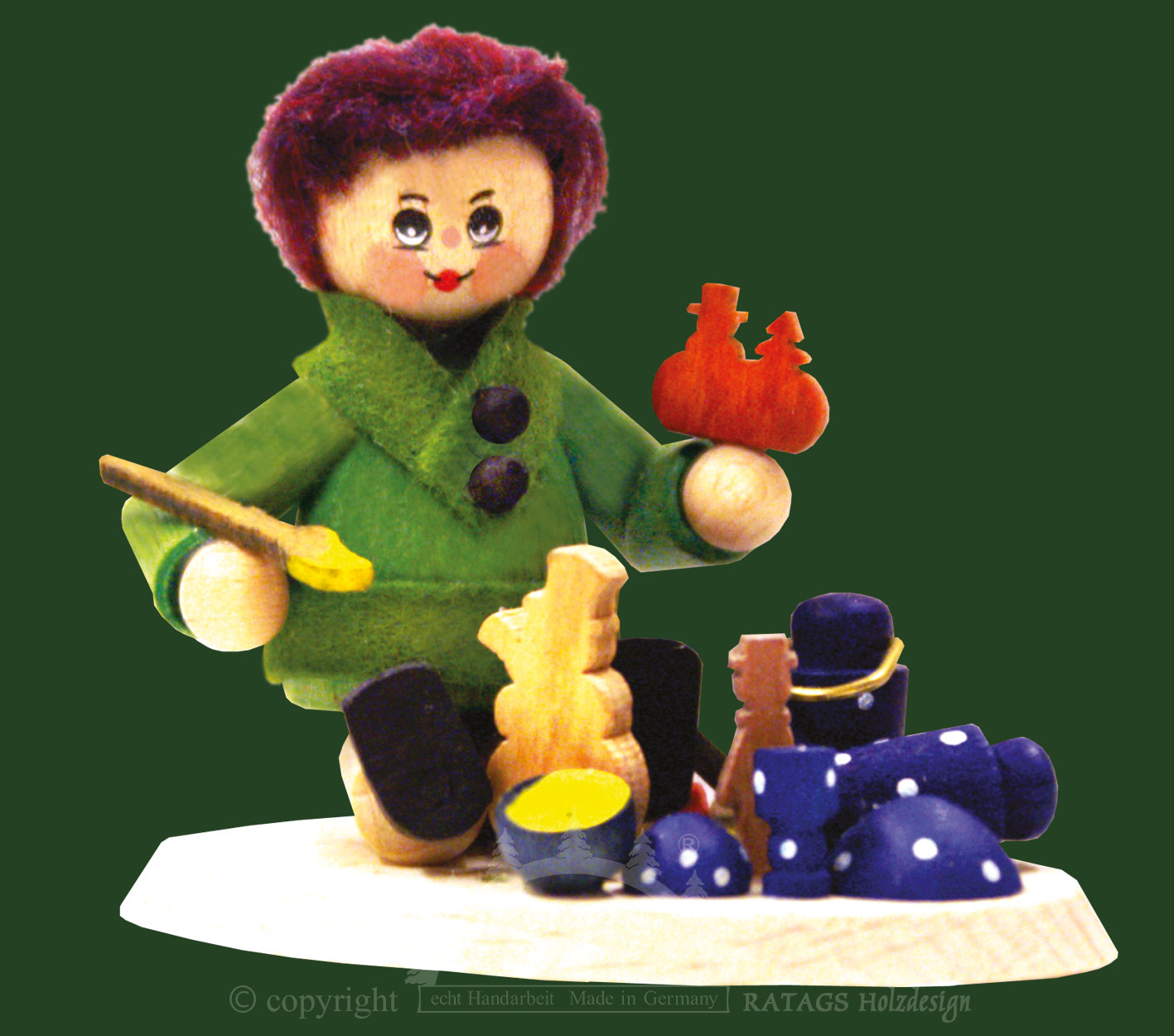 Sammler-Püppchen, Keramikmaler Sammler-Püppchen, Keramikmaler