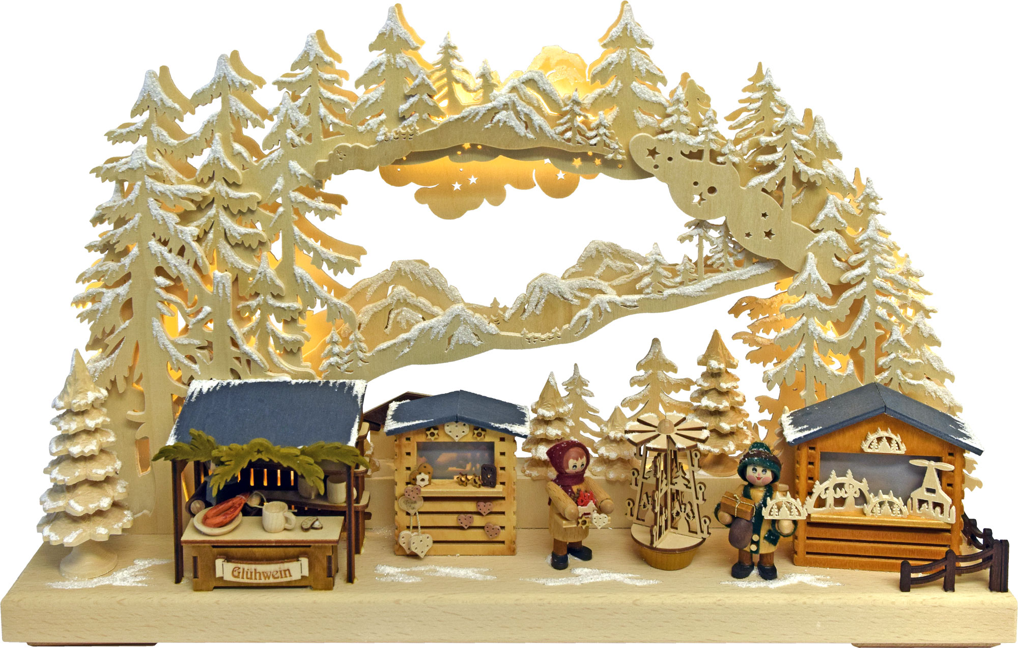 3D-Schwibbogen kl., Weihnachtsmarkt Sonderanfertigung Biber Umweltversand 3D-Schwibbogen kl., Weihnachtsmarkt Sonderanfertigung Biber Umweltversand