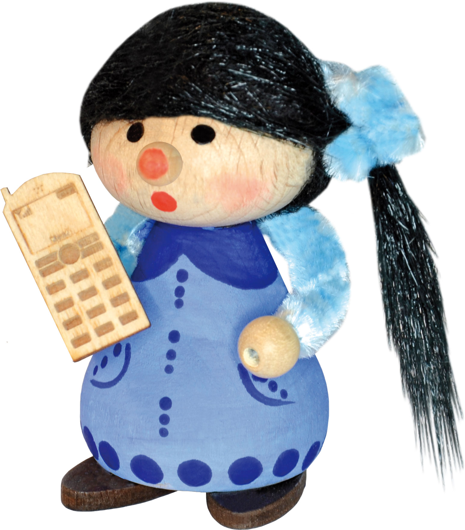 Figur zum Basteln Die Witzigen, Mädchen mit Handy Figur zum Basteln Die Witzigen, Mädchen mit Handy