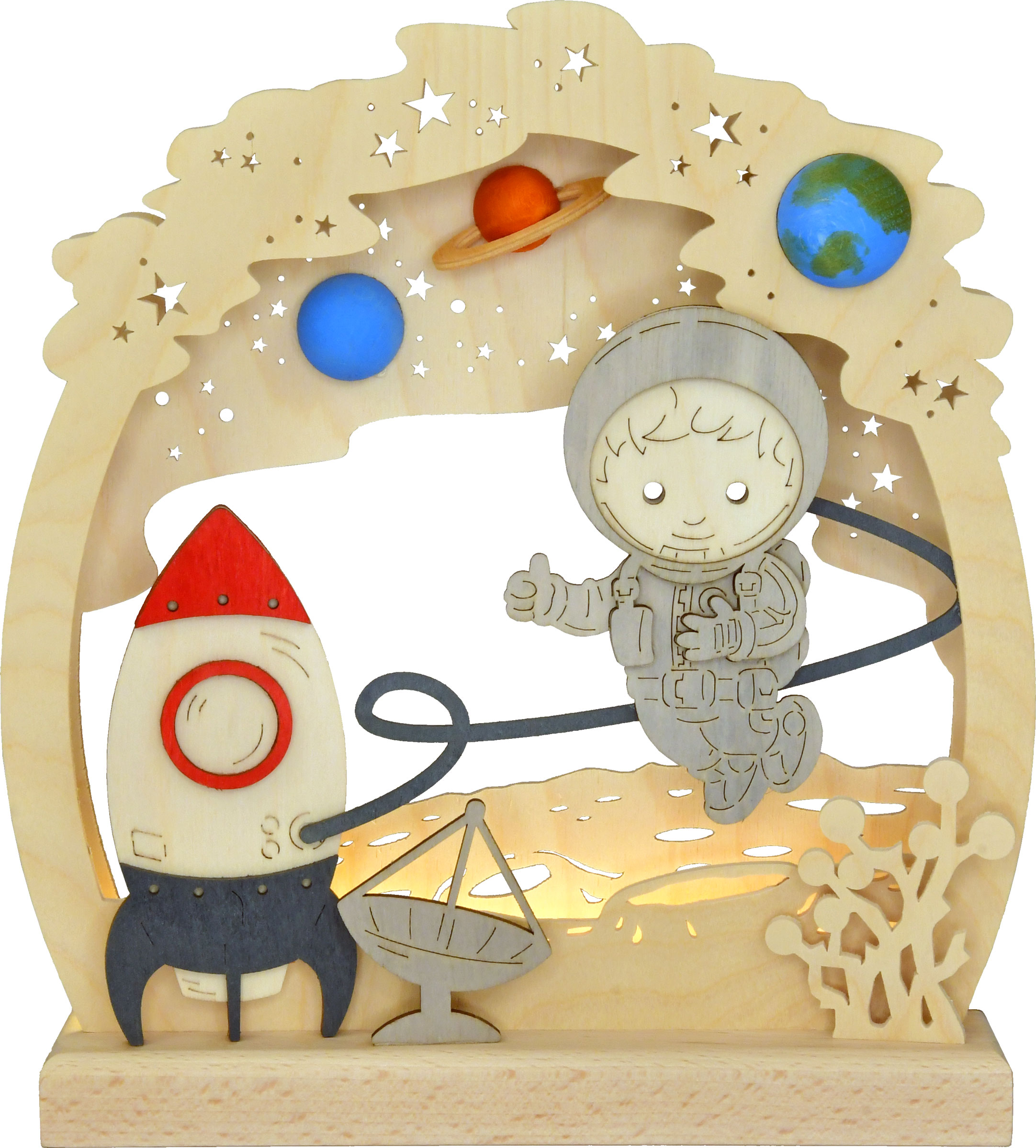 Romantikleuchte Sandmännchen im Weltall Voll-USB Romantikleuchte Sandmännchen im Weltall Voll-USB