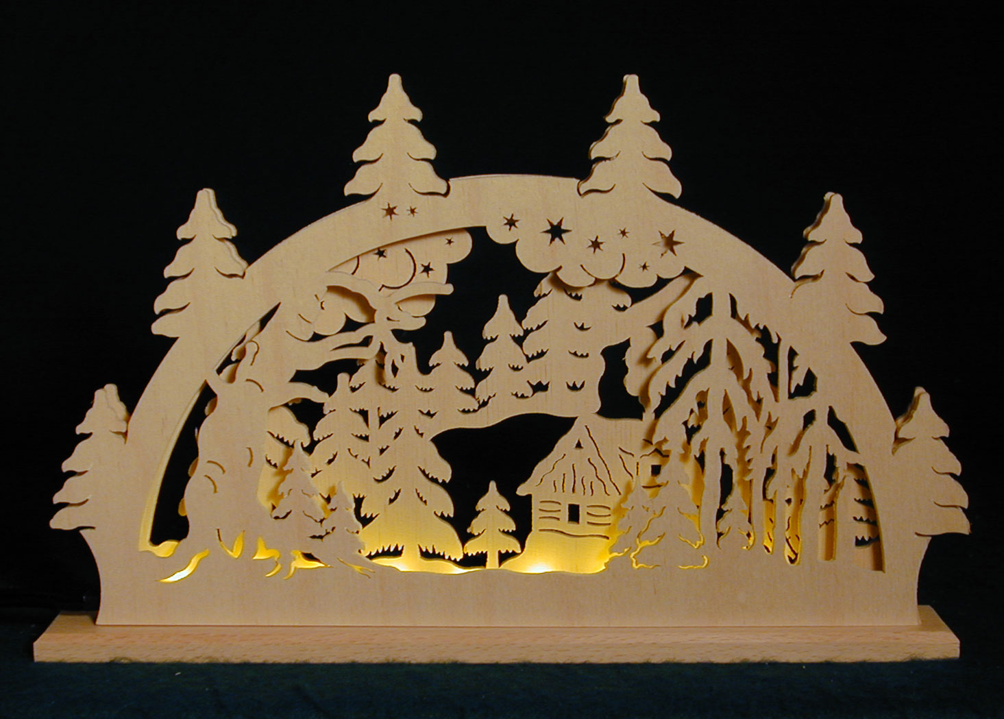 Niederspannungsbogen, Haus im Wald