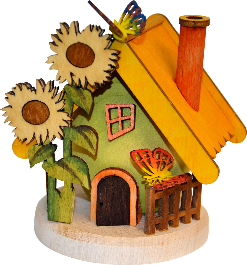 Mini-Räucherhaus, Sommer Mini-Räucherhaus, Sommer