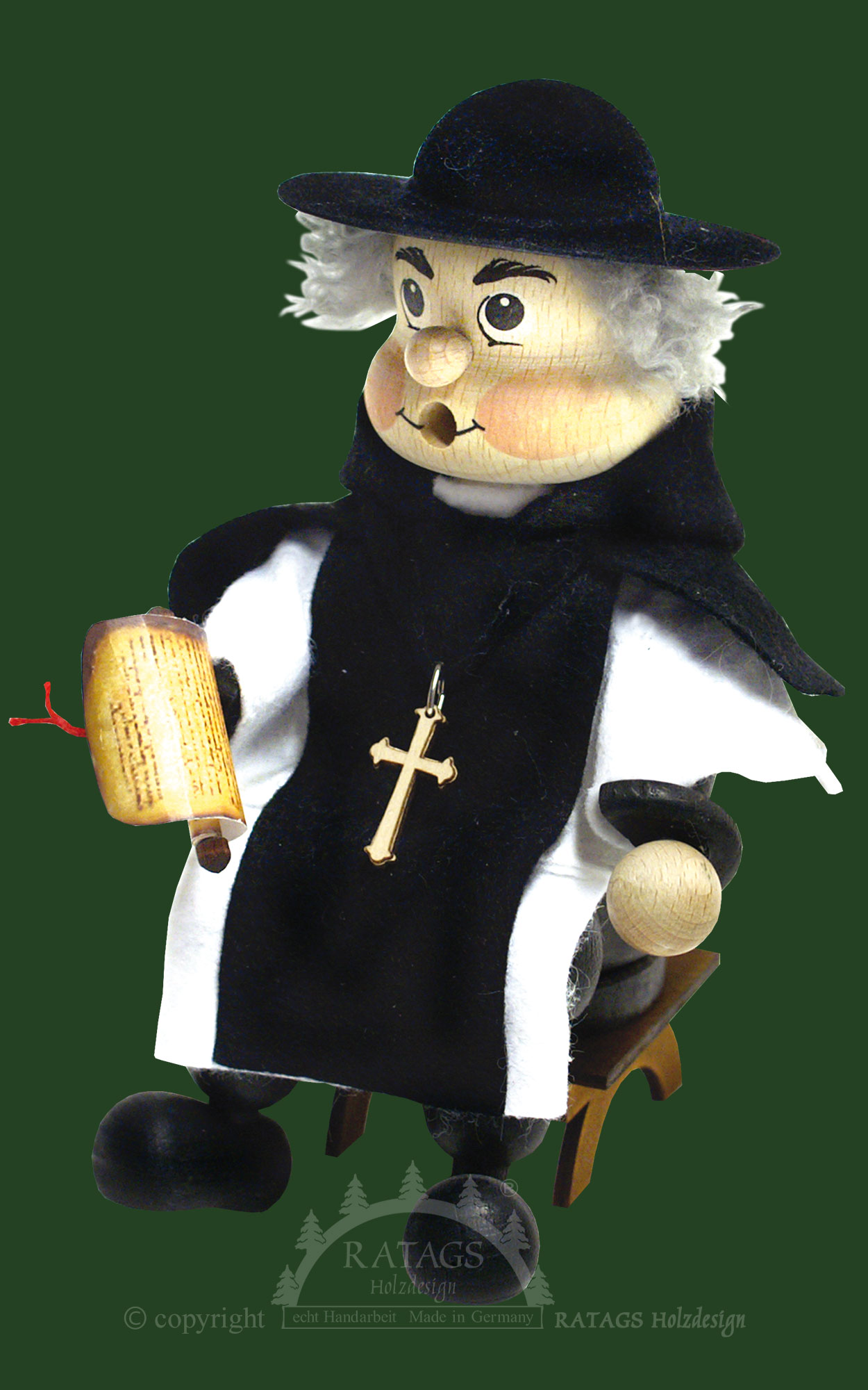 Kantenhocker, Pfarrer auf Hocker Kantenhocker, Pfarrer auf Hocker